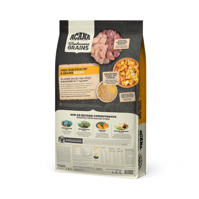 Acana | Wholesome Grains Free-Run Poultry Recipe Dry Dog Food