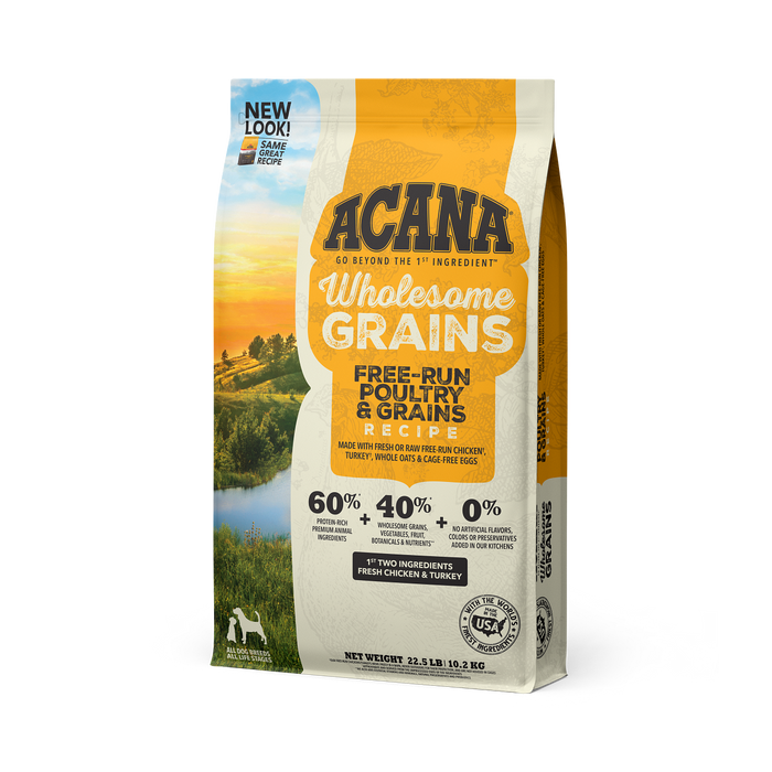 Acana | Wholesome Grains Free-Run Poultry Recipe Dry Dog Food