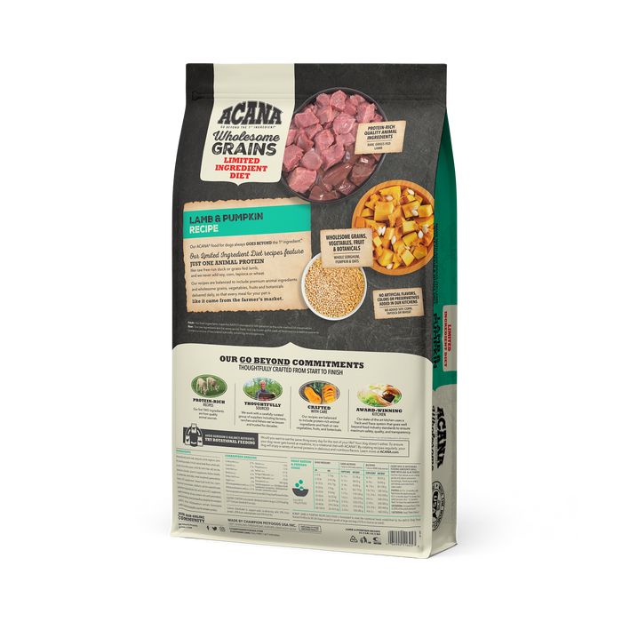 Acana | Wholesome Grains Lamb & Pumpkin Recipe Dry Dog Food