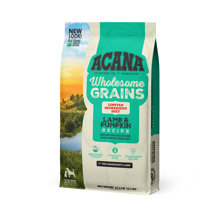 Acana Wholesome Grains Lamb Pumpkin Recipe Dry Dog Food Pet