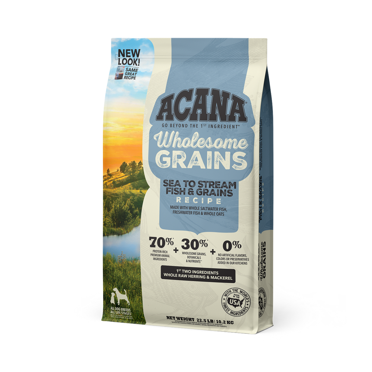 Acana Wholesome Grains Sea To Stream Recipe Dry Dog Food Pet Spawt