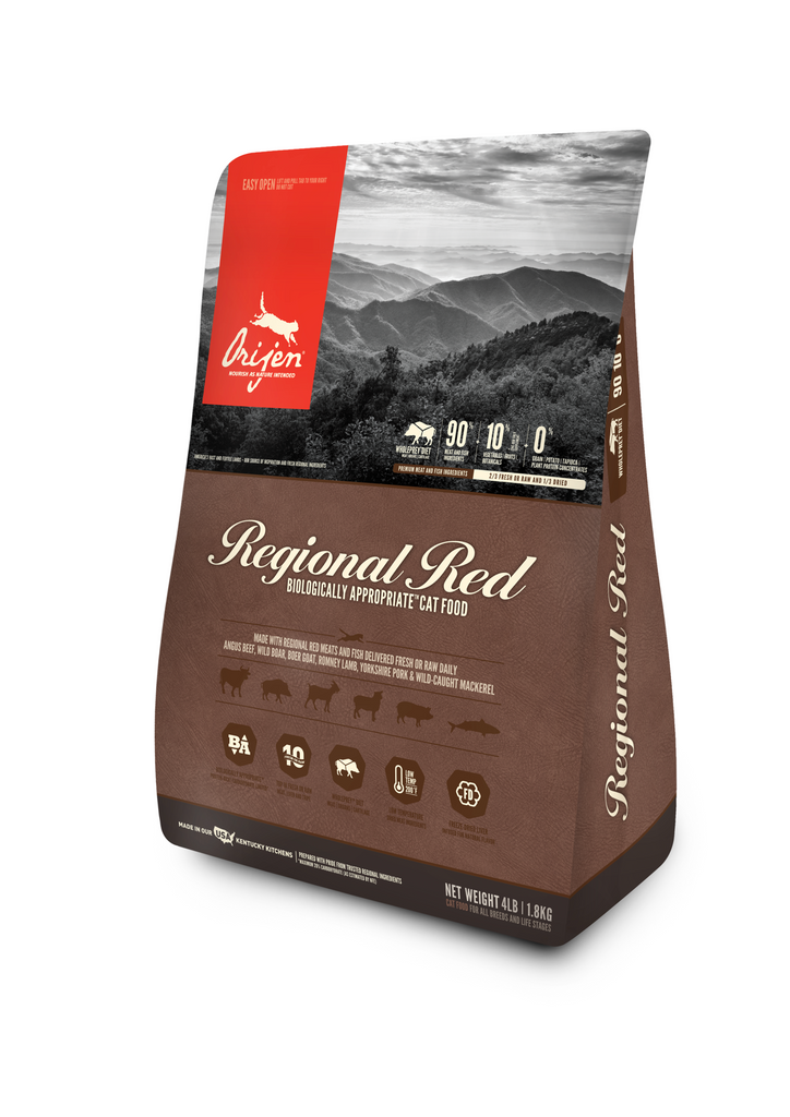 Orijen regional red cat dry food top