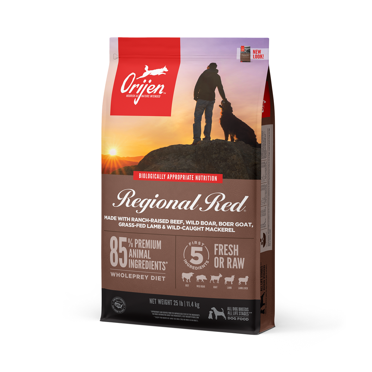 Orijen Dry Dog Food Regional Red 4.5lbs