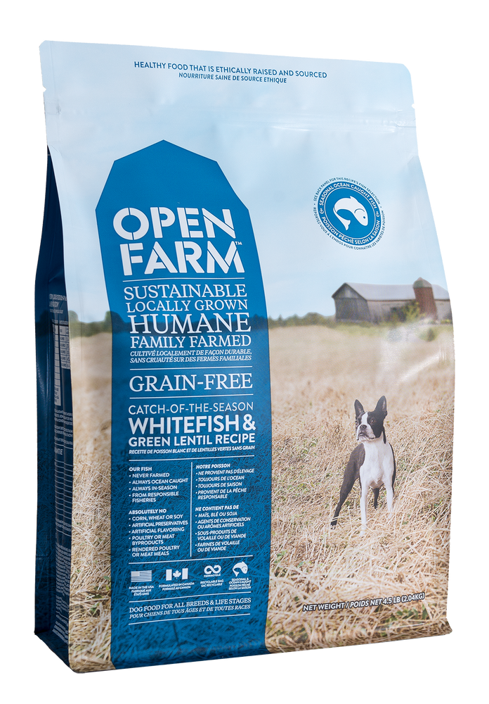 Open Farm | Whitefish & Green Lentil Grain-Free Dry Dog Food