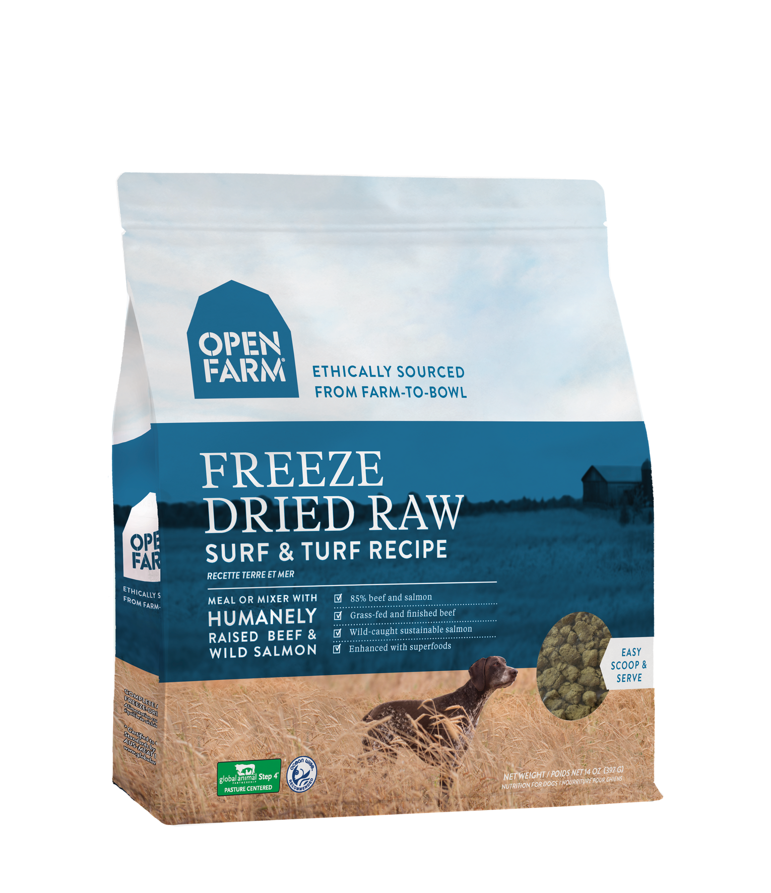 Open farm dog 2024 food freeze dried