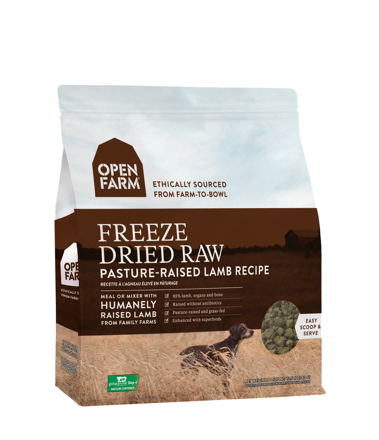 Open farm hot sale lamb dog food