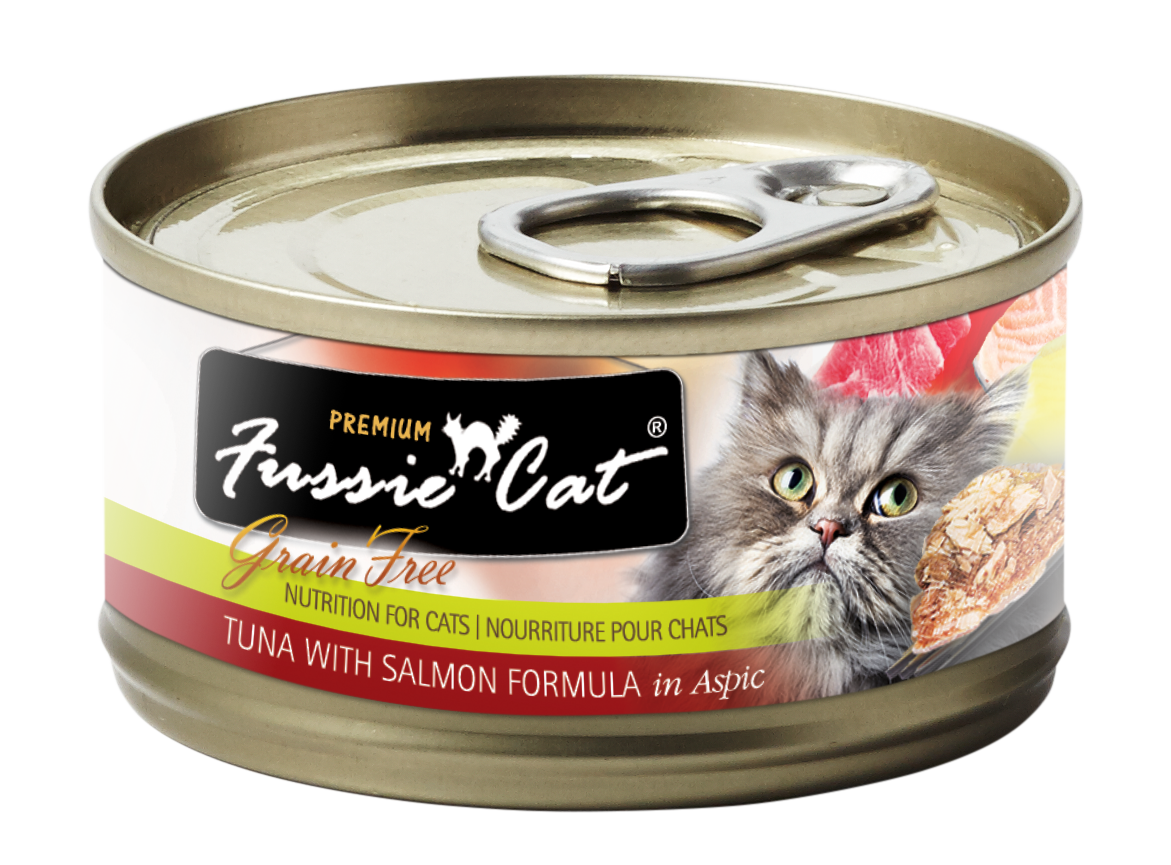 Fussie Cat | Tuna with Salmon Canned Cat Food 2.8 oz