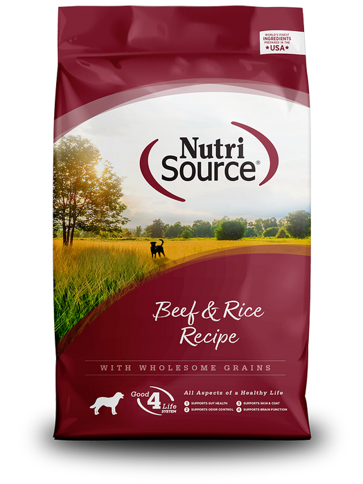 NutriSource Beef Rice Formula Dry Dog Food — Pet Spawt