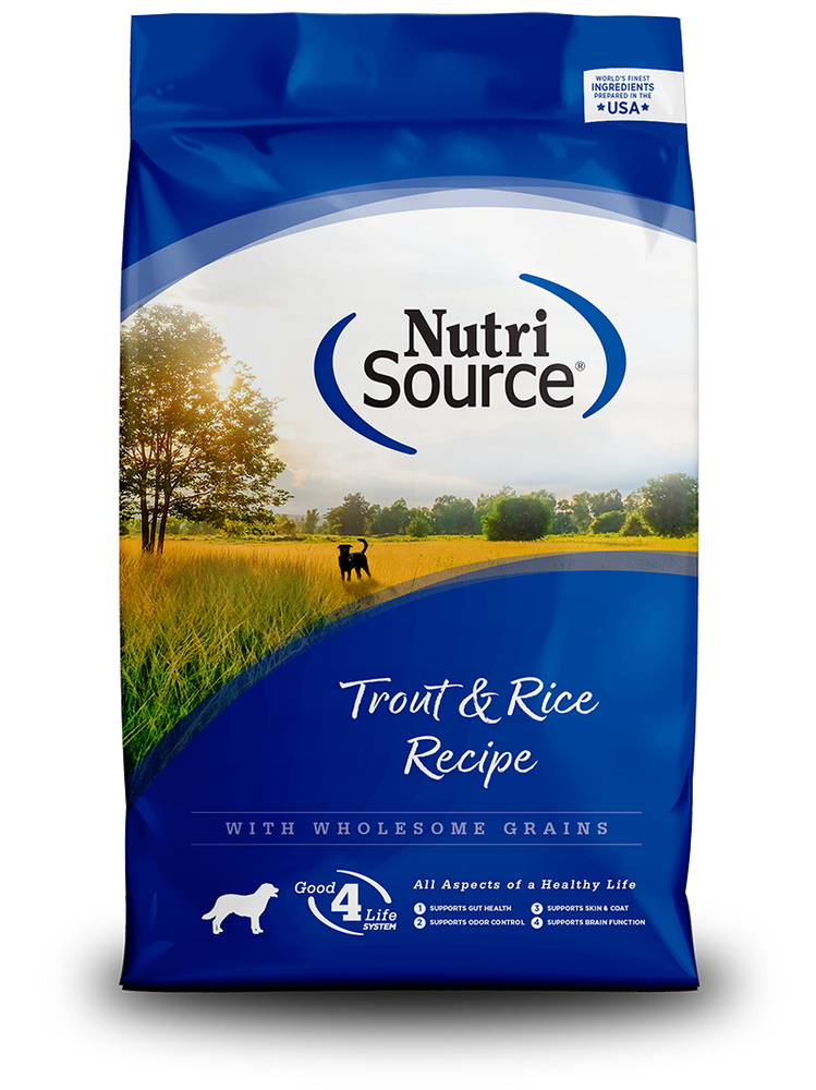 NutriSource | Trout & Rice Formula Dry Dog Food