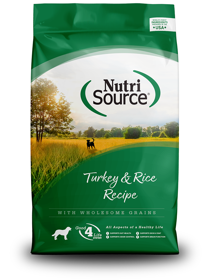 calories in nutrisource dog food NutriSource Turkey & Rice Dog Food 5lb