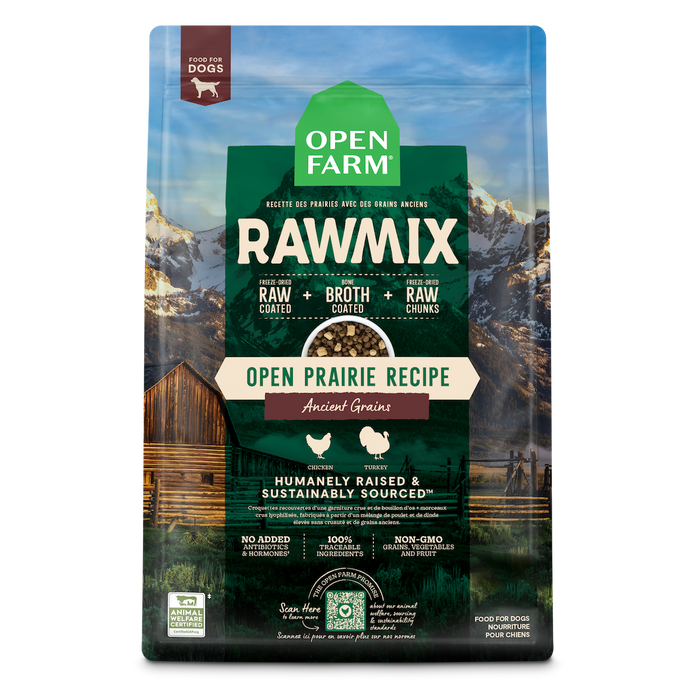 Open Farm | Rawmix Ancient Grains Open Prairie Dry Dog Food