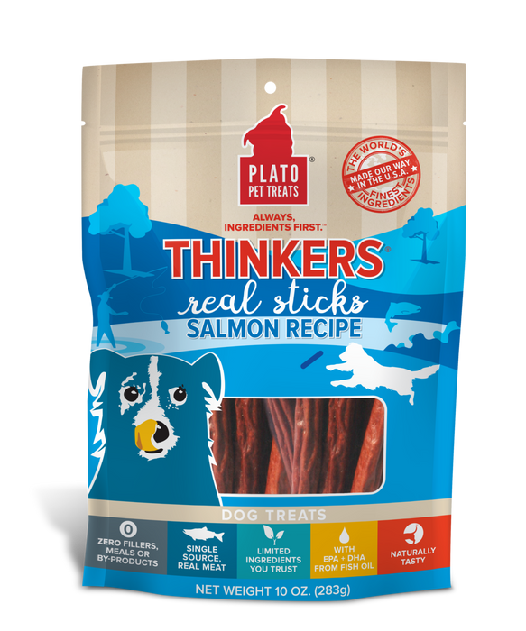 Plato Pet Treats | Thinkers Salmon Recipe 10 oz