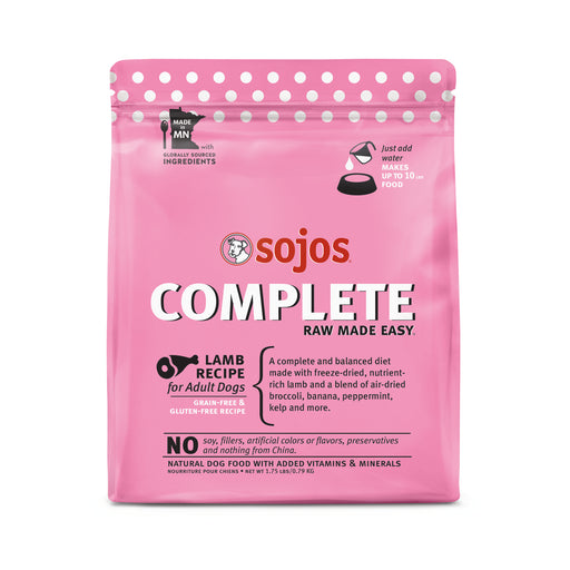 Sojos | Lamb Complete Freeze-Dried Raw Dog Food