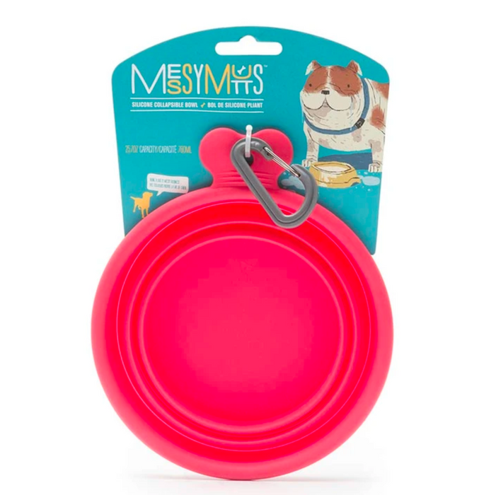 Messy Mutts | Collapsible Bowl - Red