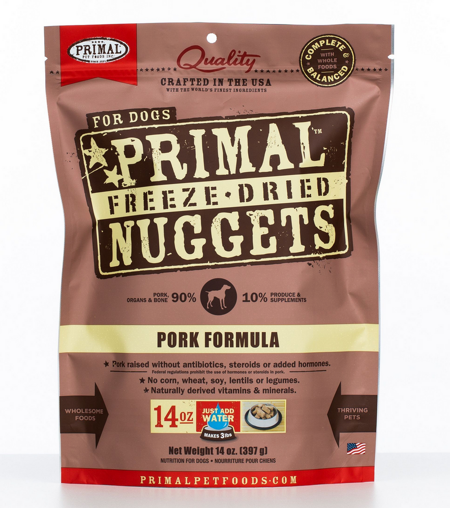 Primal | Pork Freeze-Dried Dog Food 14 oz