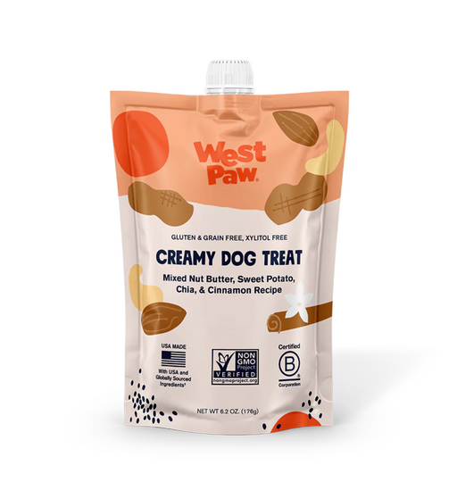 West Paw | Creamy Dog Treat Mixed Nut Butter and Sweet Potato