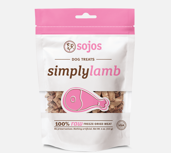 Sojos Simply Lamb Freeze Dried Dog Treats Sojos Simply Lamb Freeze Dried Dog Treats