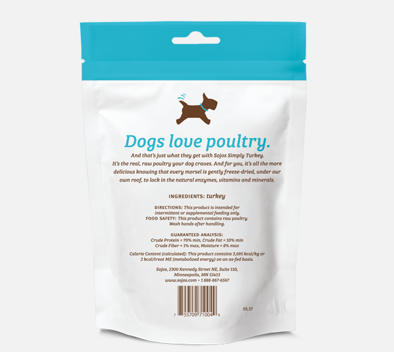 Sojos | Simply Turkey Freeze-Dried Dog Treats