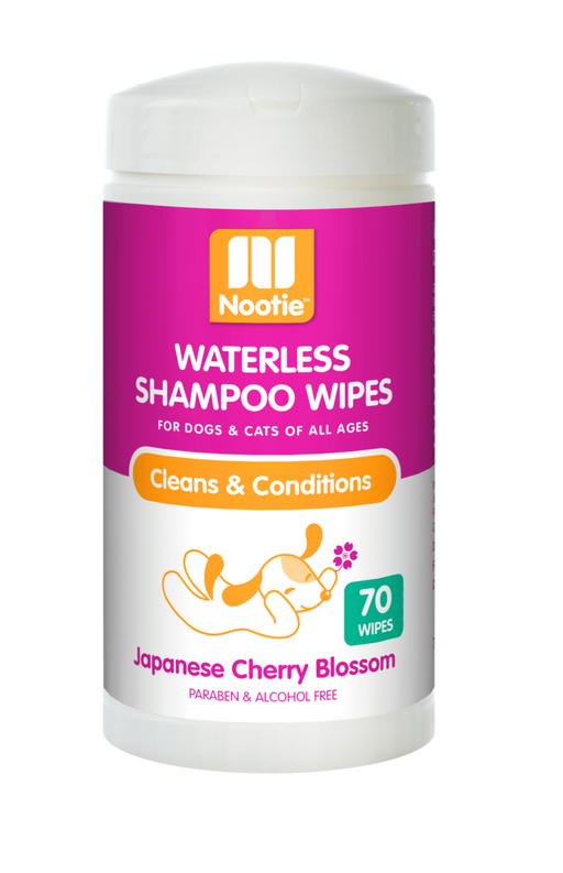 Nootie | Japanese Cherry Blossom Waterless Shampoo Wipes 70 ct