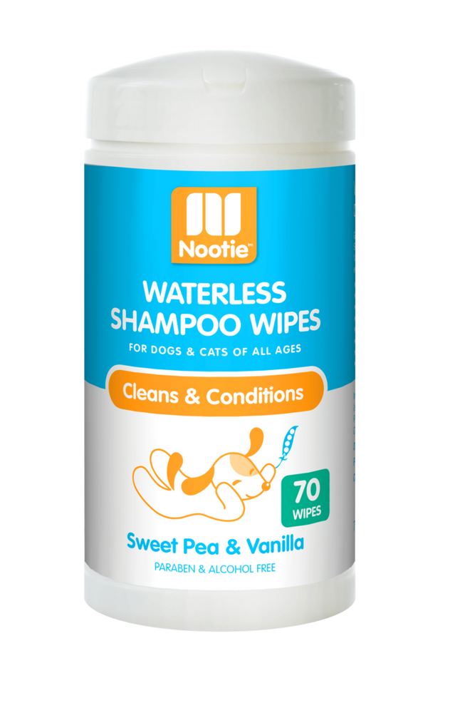 Nootie | Sweet Pea & Vanilla Waterless Shampoo Wipes 70 ct