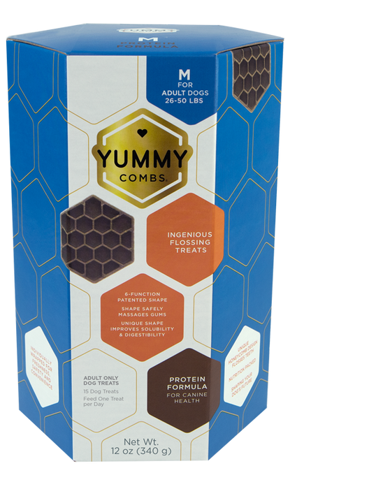 Yummy Combs | Flossing Dental Treat Medium