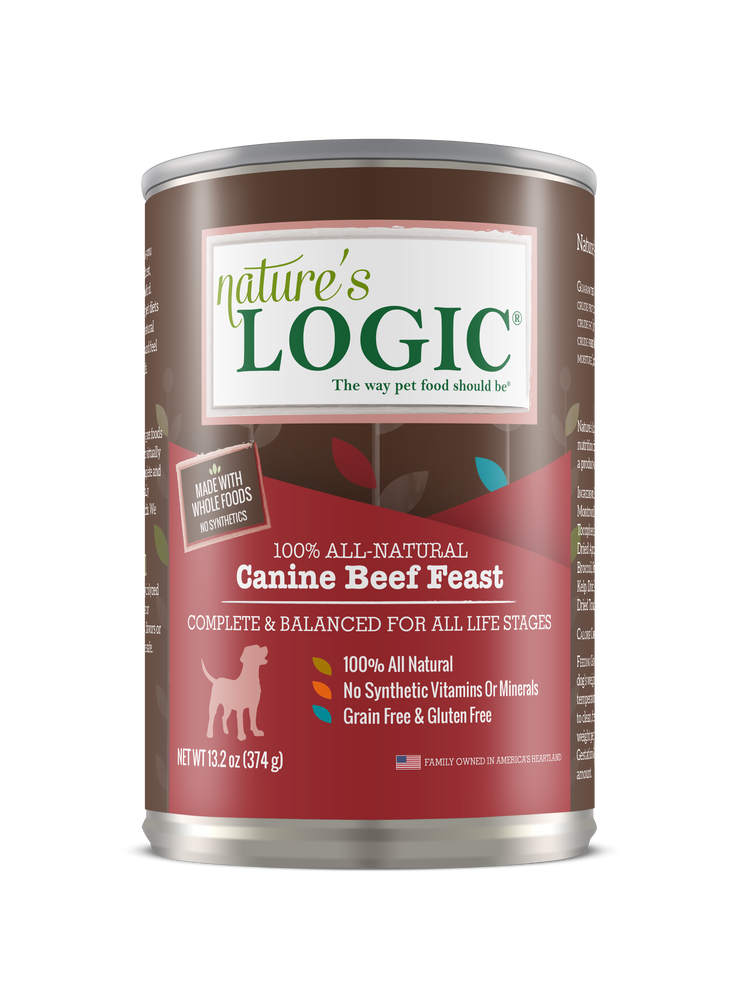 Nature's Logic | Beef Feast Canned Dog Food 13.2 oz