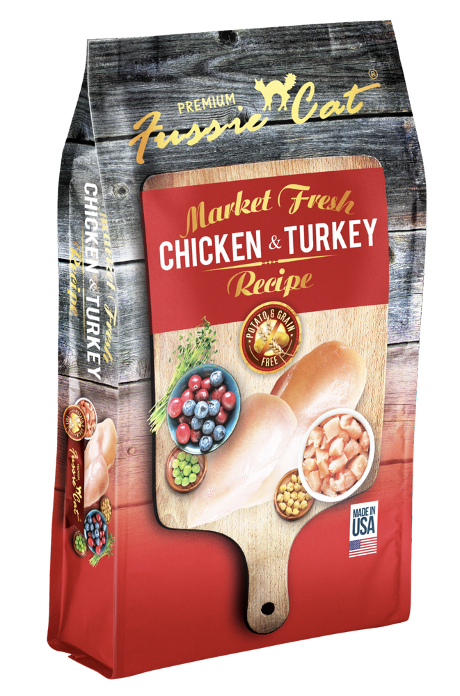 Fussie Cat | Chicken & Turkey Grain-Free Dry Cat Food