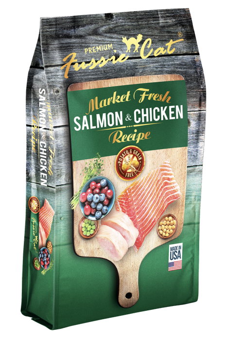 Fussie Cat | Salmon & Chicken Grain-Free Dry Cat Food