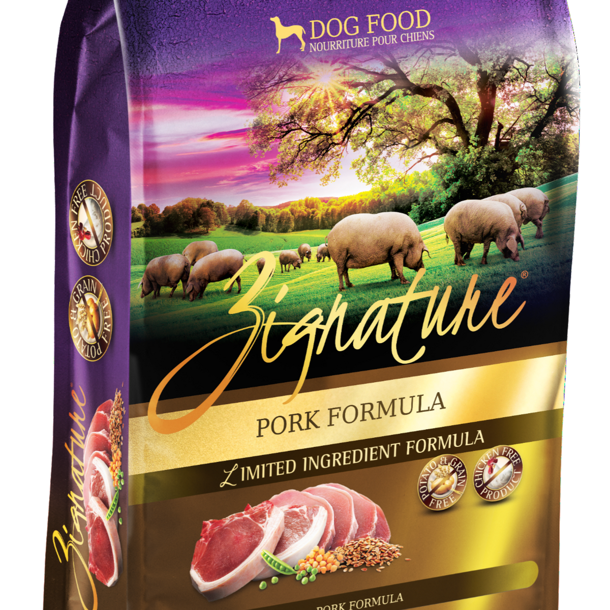 Zignature Pork Grain Free Dry Dog Food Pet Spawt