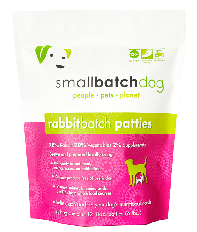 Small Batch | Frozen Rabbit Batch Raw Dog Food
