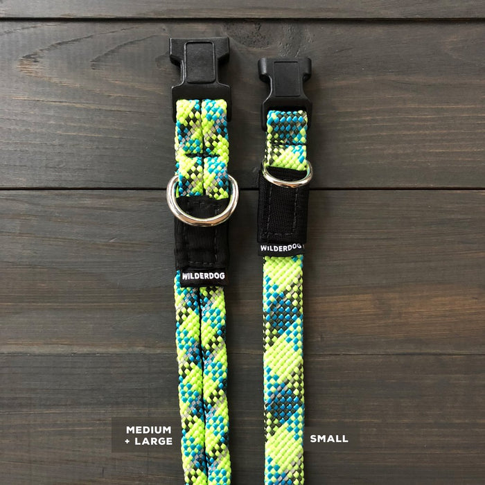 Wilderdog | Lime Reflective Rope Collar