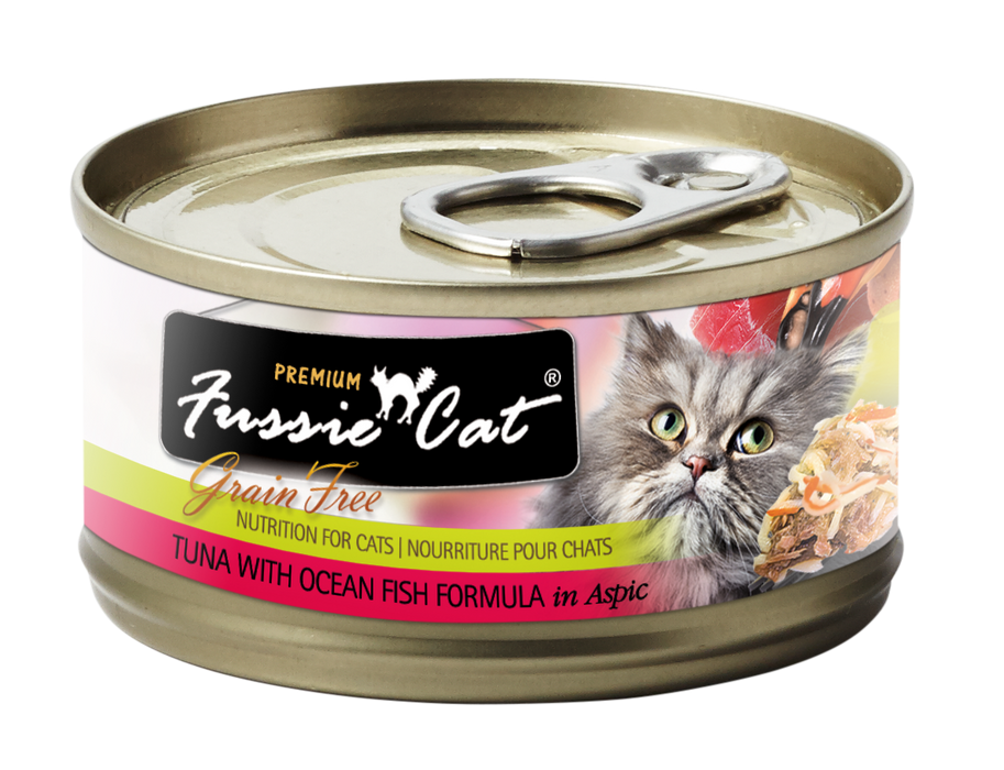 Fussie Cat | Tuna with Ocean Fish Canned Cat Food 2.8 oz