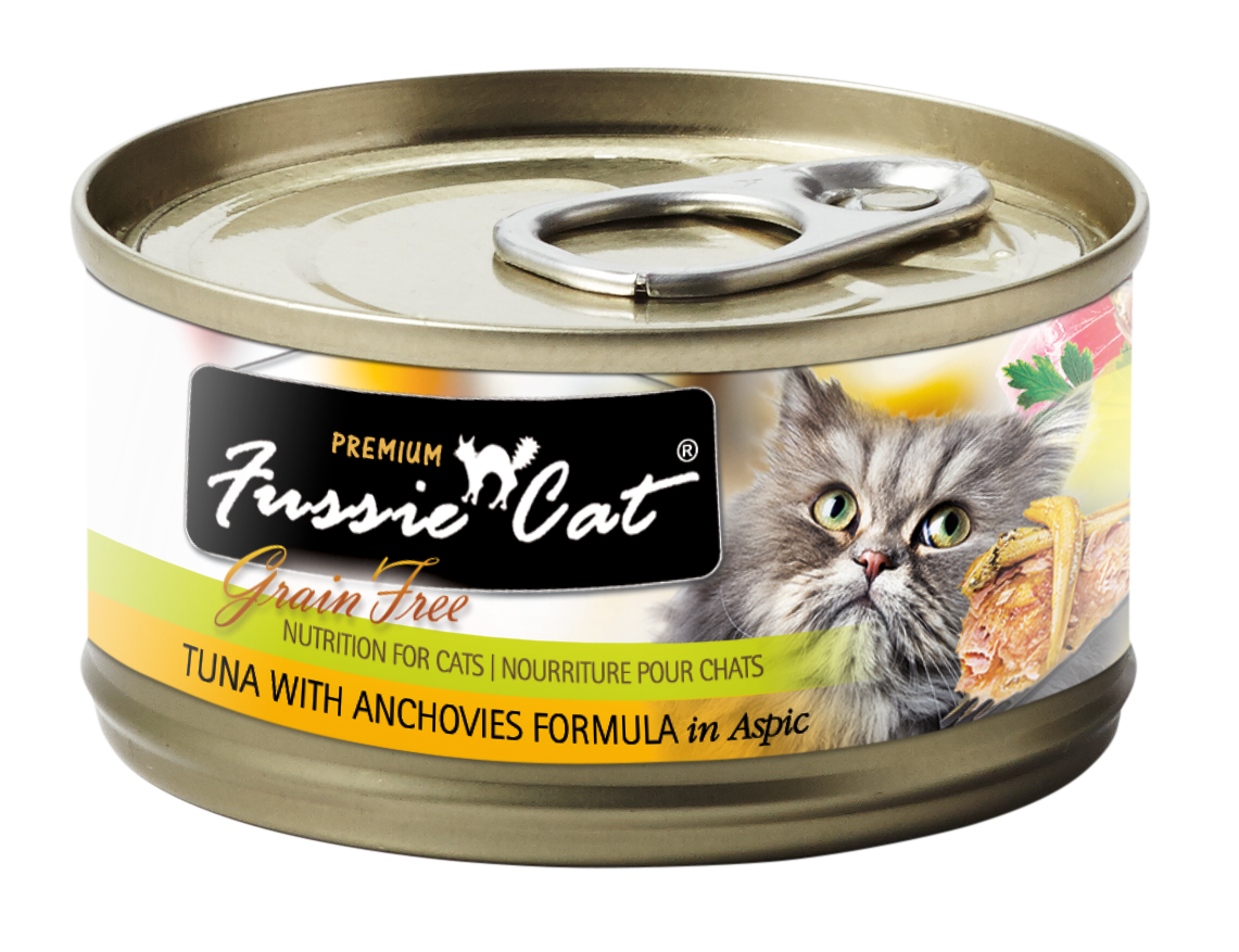 Fussie Cat | Tuna with Anchovies Canned Cat Food 2.8 oz