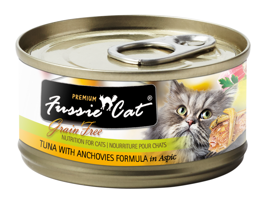 Fussie Cat | Tuna with Anchovies Canned Cat Food 2.8 oz