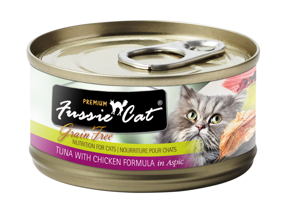 Fussie Cat | Tuna with Chicken Canned Cat Food 2.8 oz