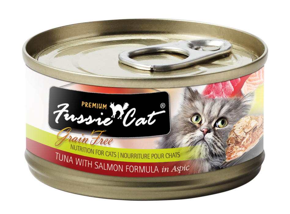 Fussie Cat | Tuna with Salmon Canned Cat Food 2.8 oz